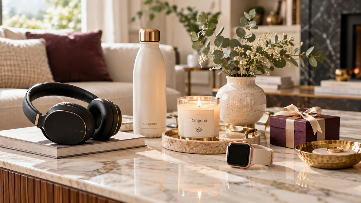 Rangona natural lifestyle collection in a bright living room
