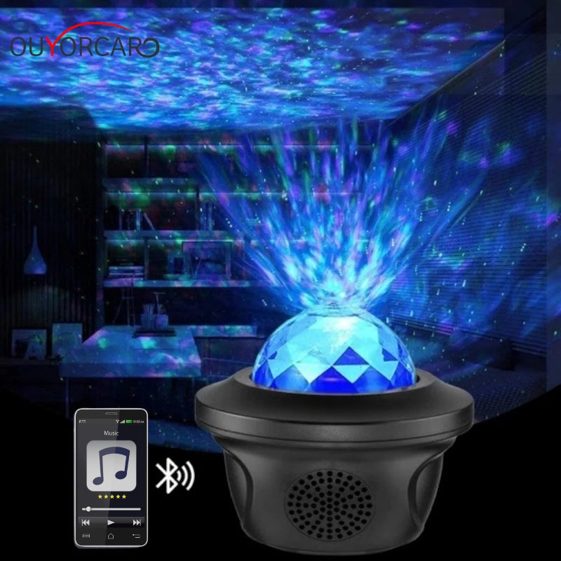 Rechargeable WiFi Star Light with Water Pattern Projection