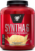 SYNTHA-6 Whey Protein Powder, Micellar Casein, Milk Protein Isolate Powder, Vanilla Ice Cream, 5 Pounds, 48 Servings (Pack of 1) - Package May Vary