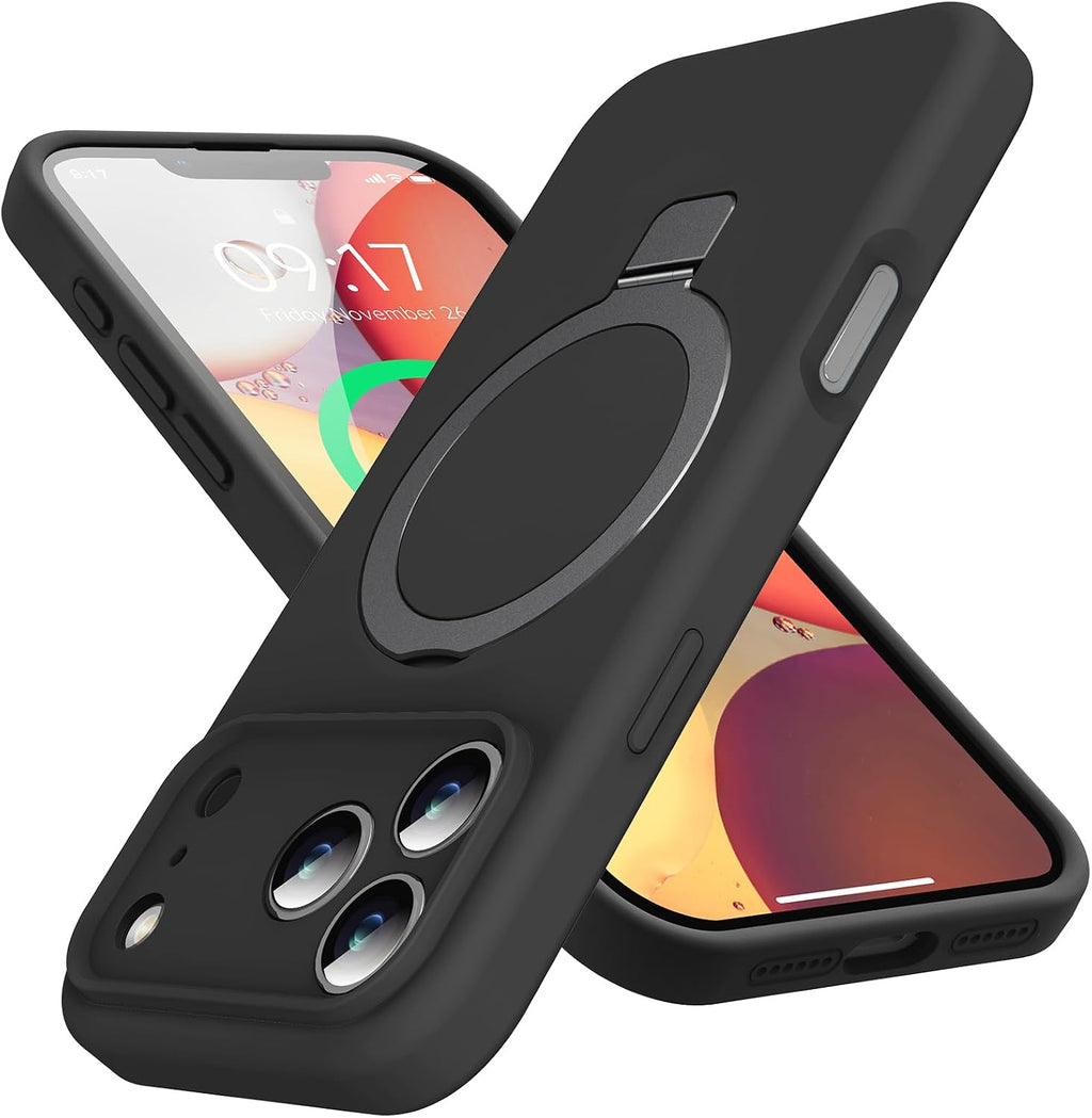 Silicone Case for Iphone 18 Pro Max/Iphone 17 Pro Max with Magnetic Stand
