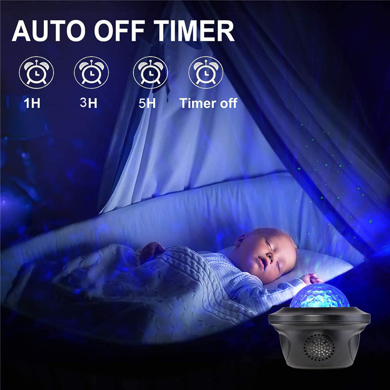 Rechargeable WiFi Star Light with Water Pattern Projection